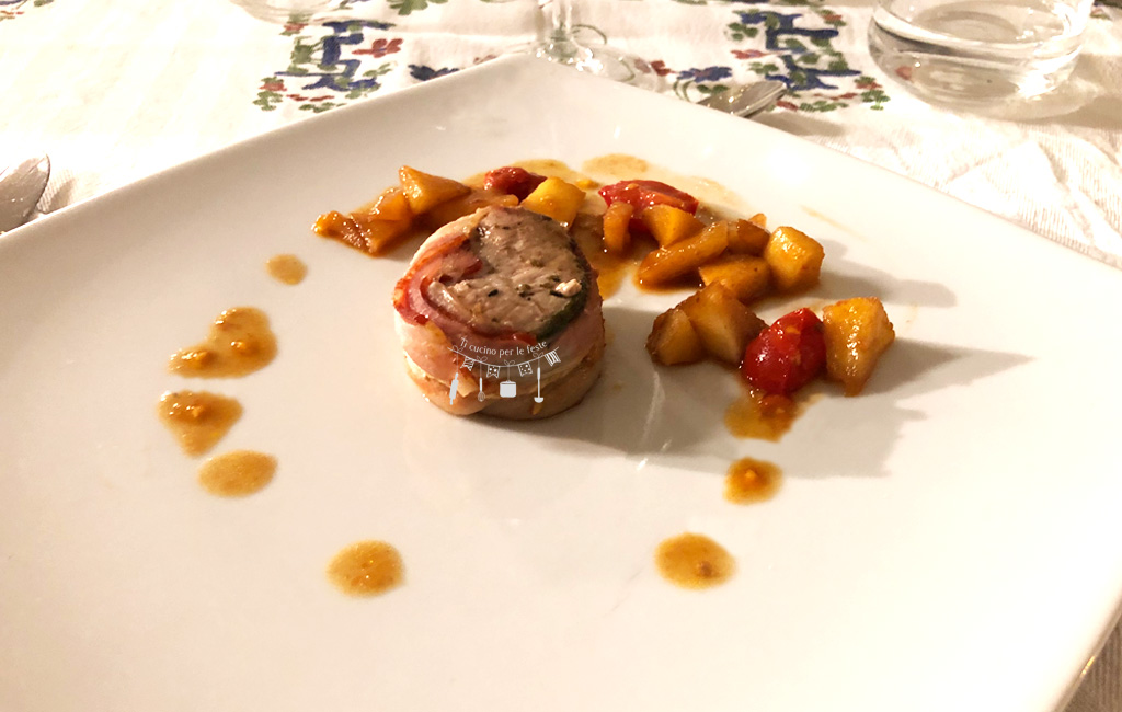 Filetti di maiale con pancetta aromatizzati all’aceto balsamico